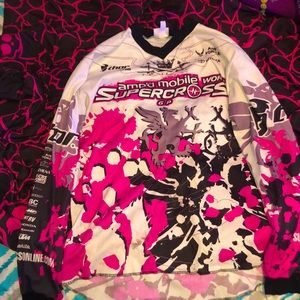 Cute live nation motorcross jersey top